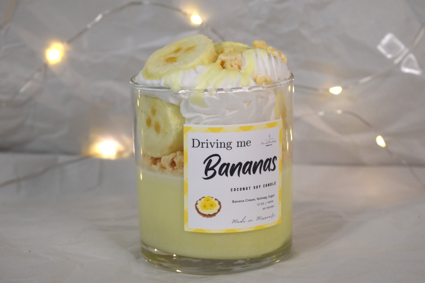 Driving Me Bananas Statement Candle