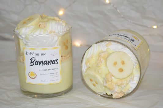 Driving Me Bananas Statement Candle